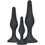 TOYJOY - Plug anal CURVY COMPANIONS 3 pièces Noir