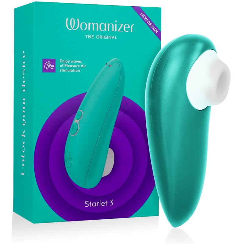 WOMANIZER - STIMULATEUR CLITORAL STARLET 3 TURQUOISE WOMANIZER - STIMULATEUR CLITORAL STARLET 3 TURQUOISE – Image 1